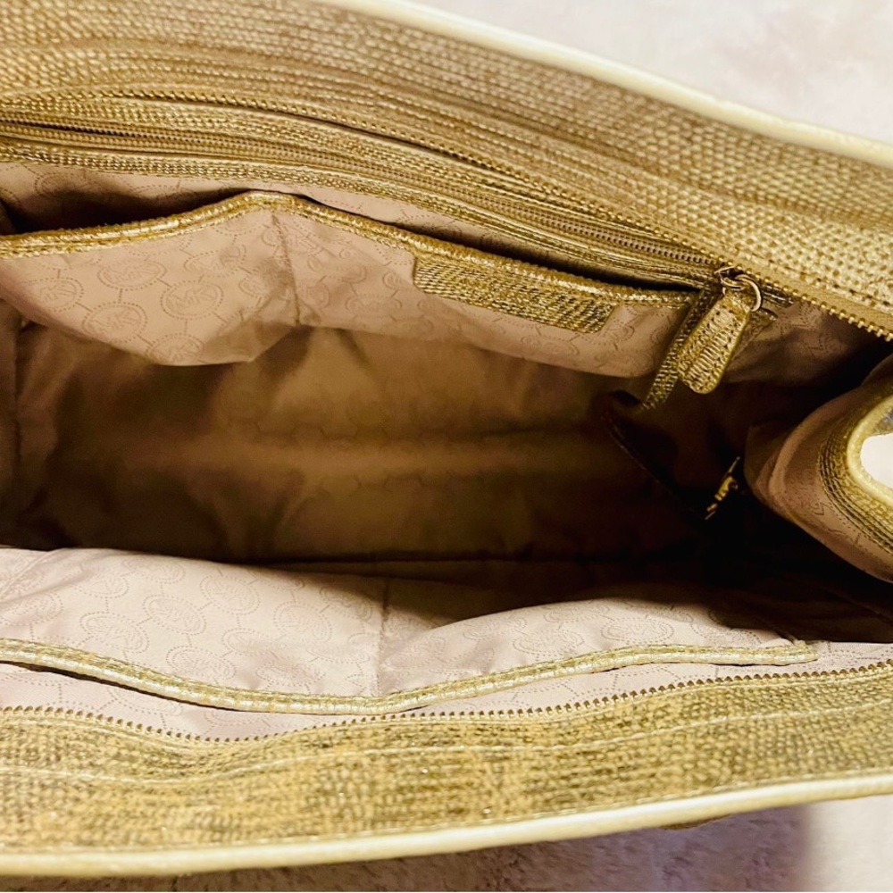 Michael Kor Large Gold Purse/Crossbody